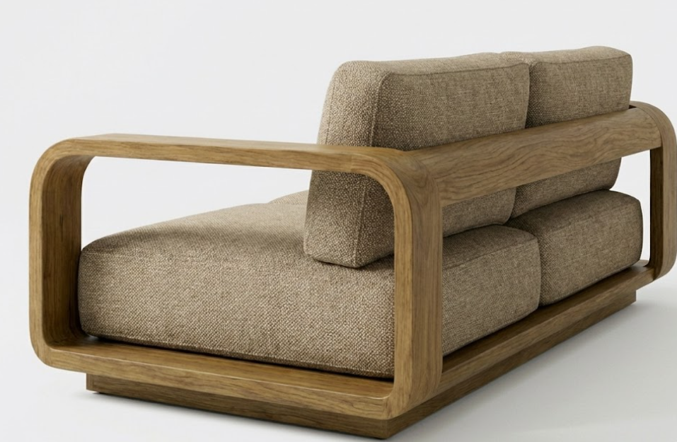 Vesper Sofa Back - Arbor Pebble